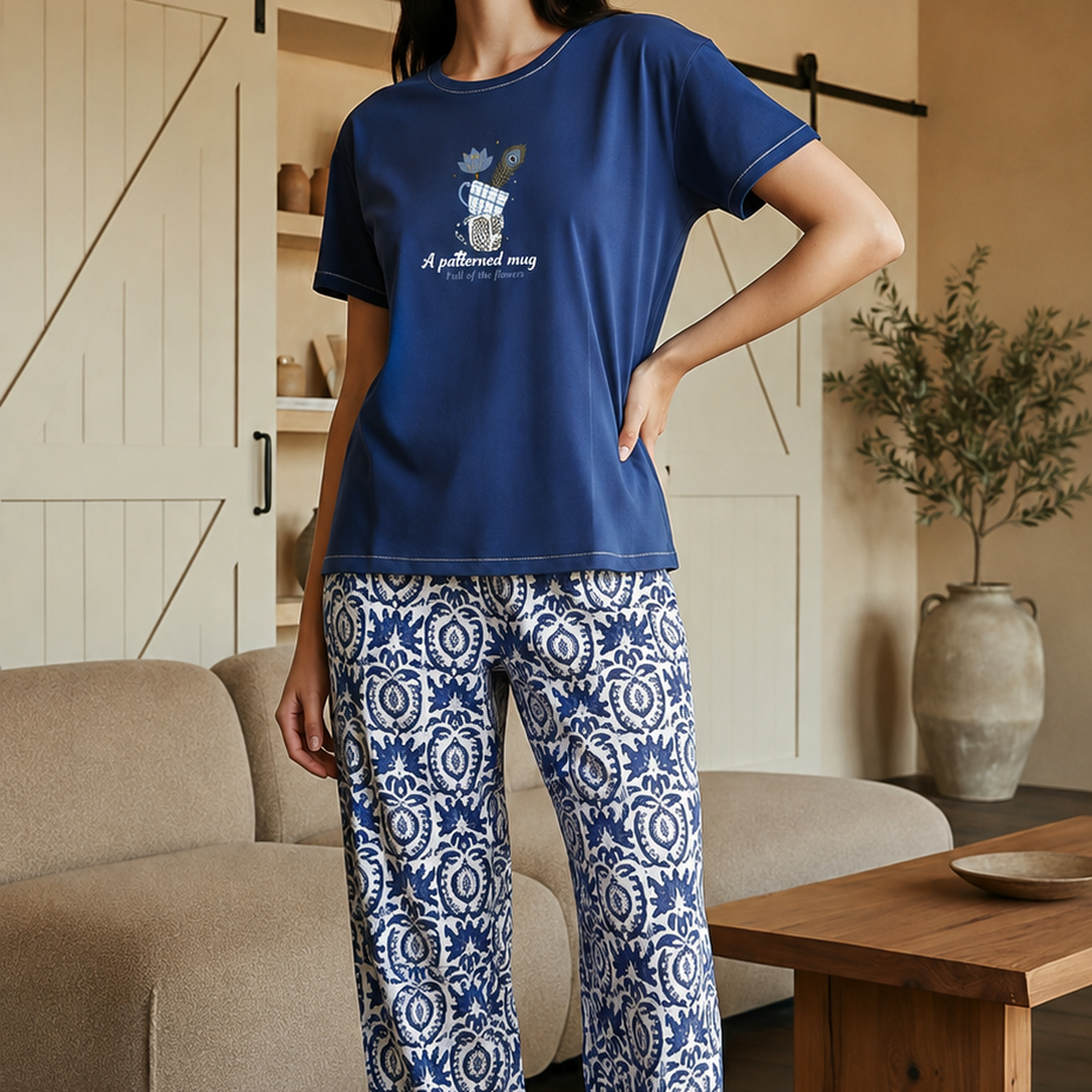 T-shirt and pantaloon pajama