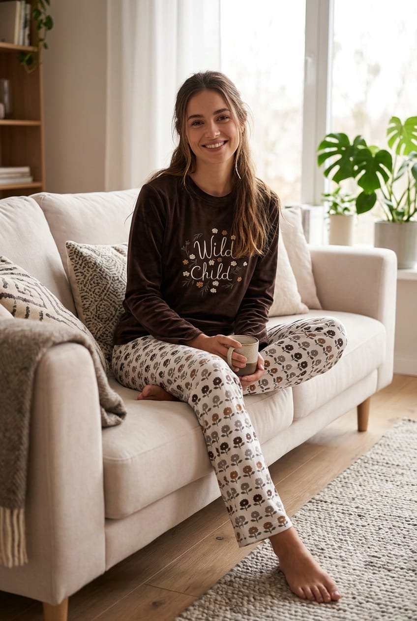 Long sleeve t-shirt and Pants Pajama