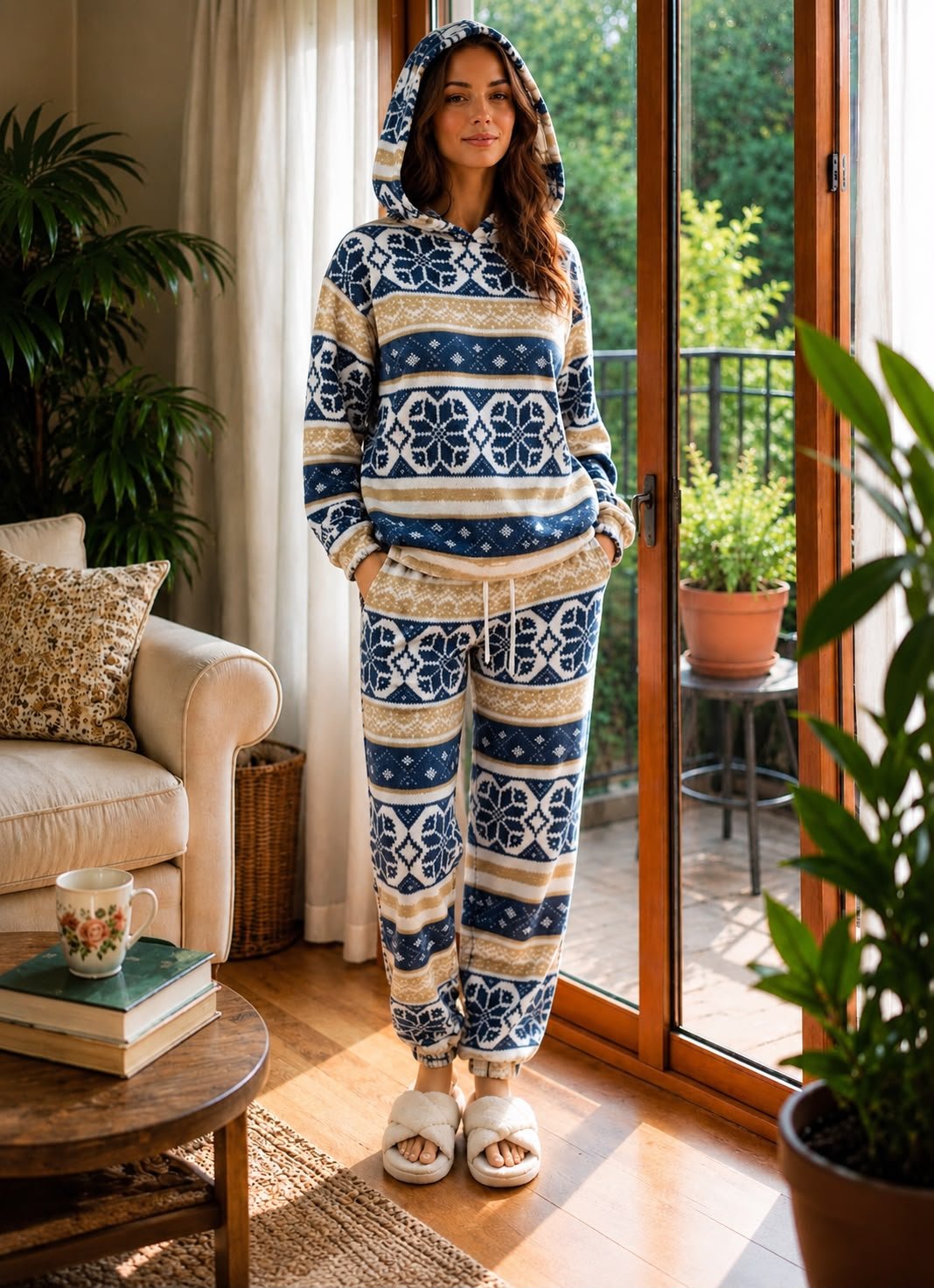 Hoodie and Pants Pajama