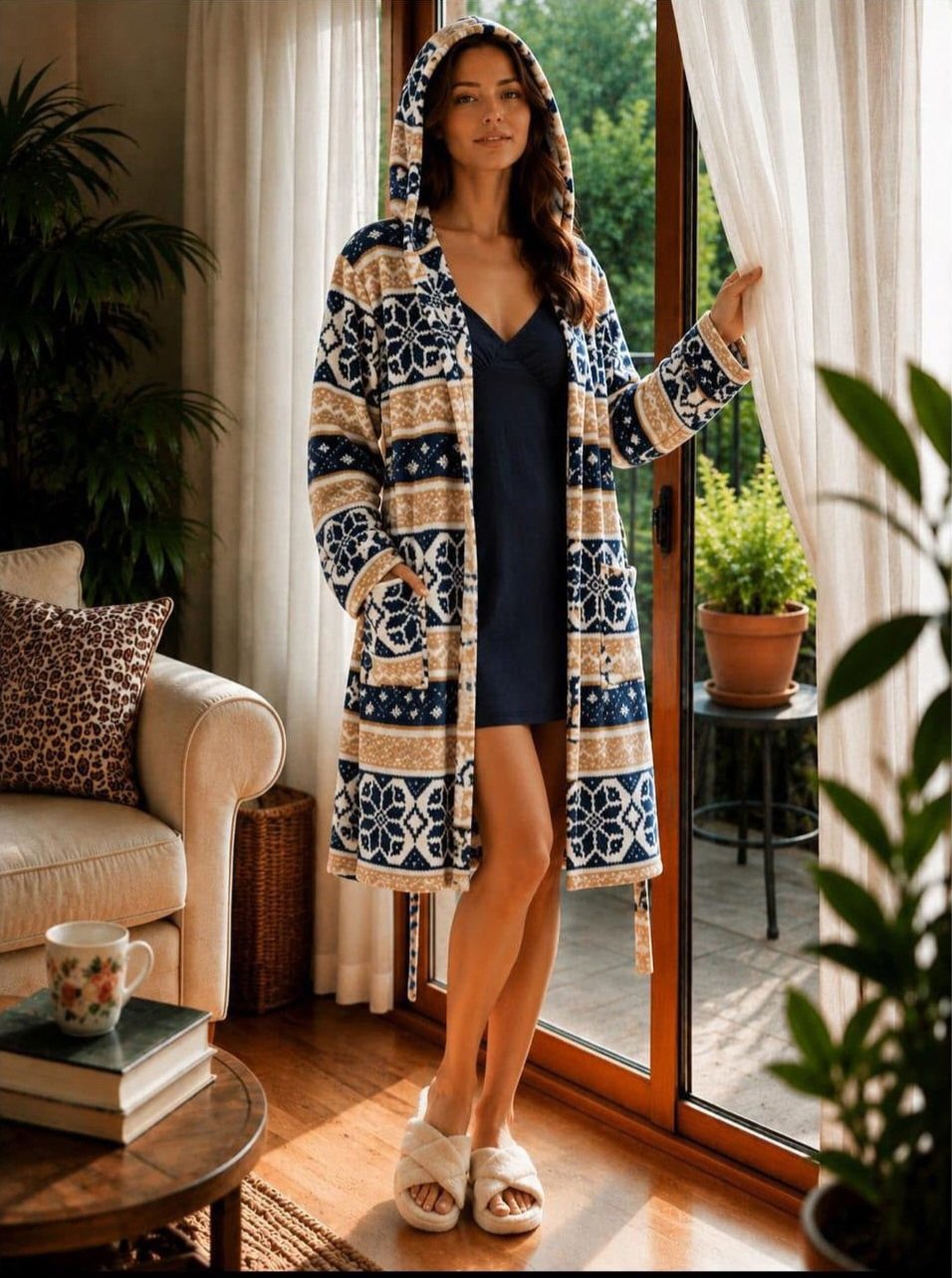 Long Hoodie and Robe