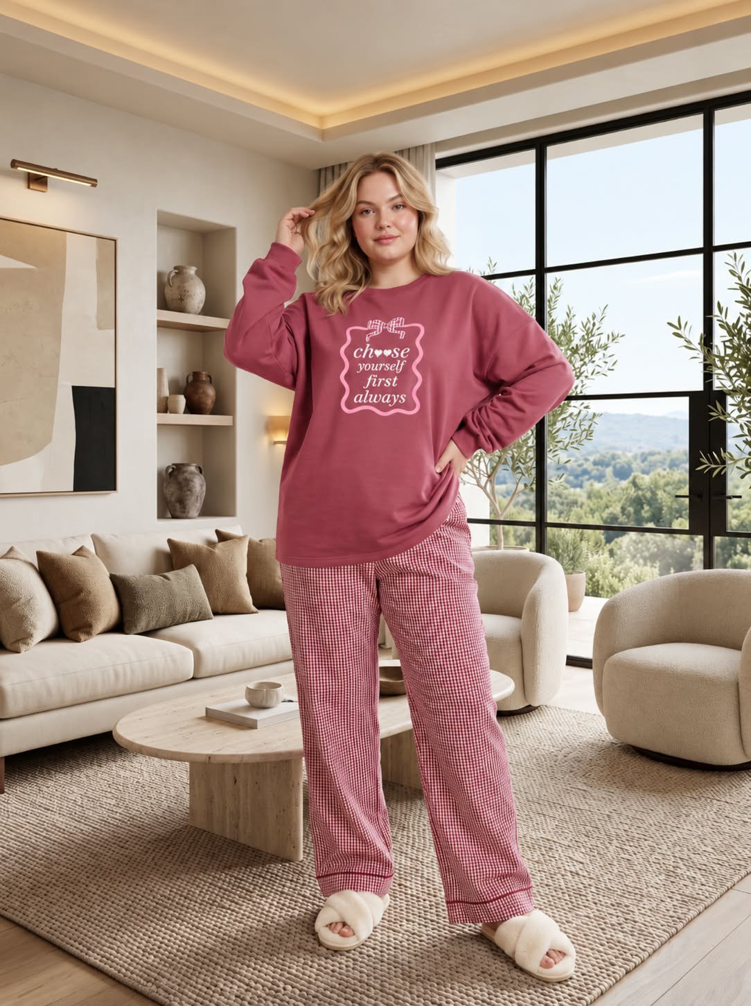 Long sleeve t-shirt and Pants Pajama