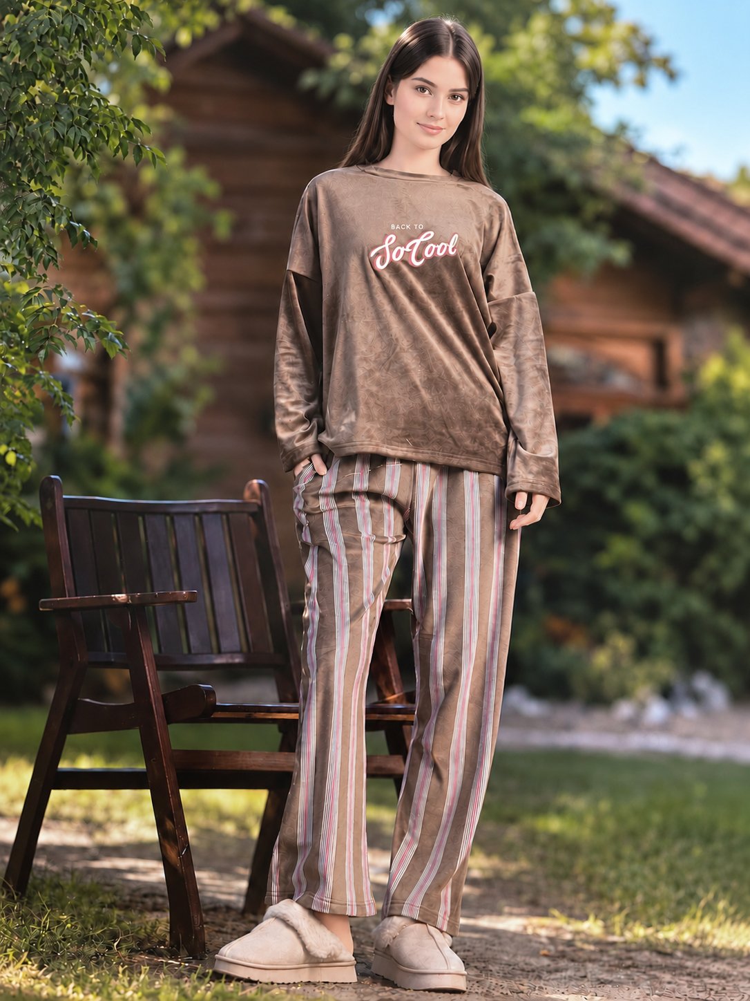 Long sleeve t-shirt and Pants Pajama